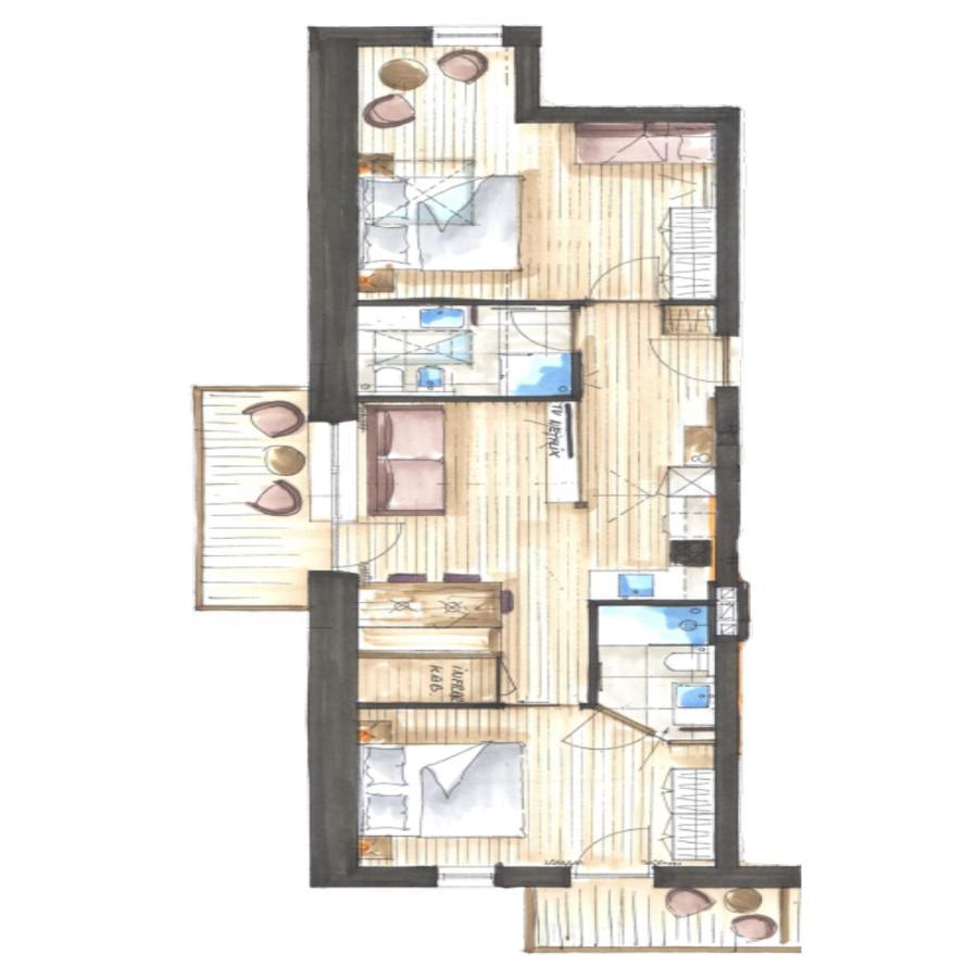 Apartament Unterweckerlerhof Santa Maddalena in Casies Zewnętrze zdjęcie